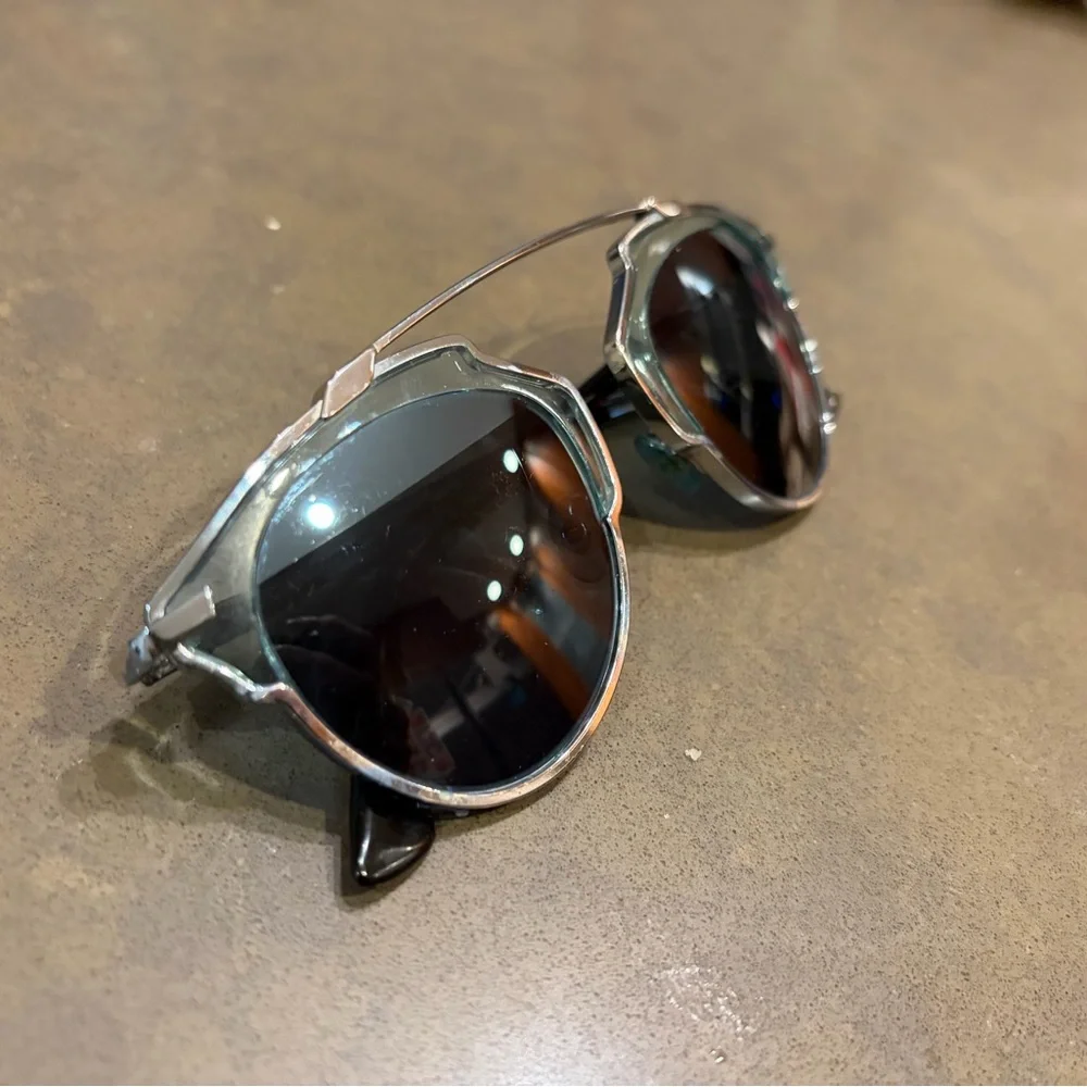 Authentic Dior So Real Silver Sunglassses - Picture 2 of 9